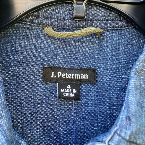 J. Peterman Dress, Denim, Size 4 - Picture 3 of 4